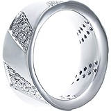 Золотое обручальное кольцо с бриллиантами, 1673077