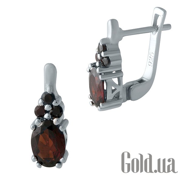

Серьги Fresh Jewelry, Серебряные серьги с гранатами