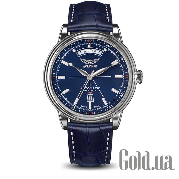 

Швейцарские часы Aviator, Мужские часы Douglas Day Date V.3.20.0.145.4