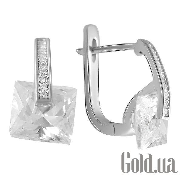 

Серьги Fresh Jewelry, Серебряные серьги с куб. циркониями