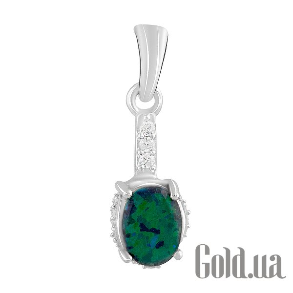 

Женские кулоны Fresh Jewelry, Серебряный кулон с куб. циркониями и опалом