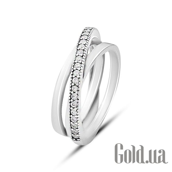 

Женские кольца Fresh Jewelry, Женское серебряное кольцо с куб. циркониями, 16.5