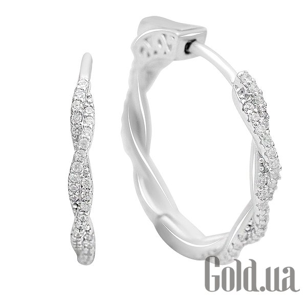 

Серьги Fresh Jewelry, Серебряные серьги с куб. циркониями