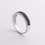 Женское серебряное кольцо с куб. циркониями, 1796469