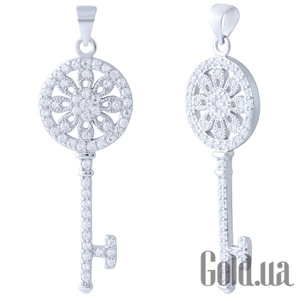 

Женские кулоны Fresh Jewelry, Серебряный кулон с куб. циркониями