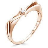 Женское золотое кольцо с бриллиантом, 1605750