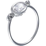 Серебряное кольцо с куб. цирконием, 1609846