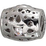 Серебряная наборная подвеска с куб. циркониями, 1612150