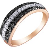 Женское золотое кольцо с бриллиантами, 1667958