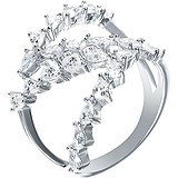 Женское серебряное кольцо с куб. циркониями, 1676150