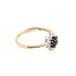 Женское золотое кольцо с сапфирами и бриллиантами - фото 4