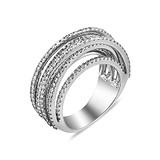 Женское золотое кольцо с бриллиантами, 1745270