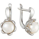 Срібні сережки з прісн. перлами, 1532023