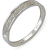 Золотое обручальное кольцо с бриллиантами, 1540215