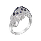 Женское серебряное кольцо с шпинелями, 1617271