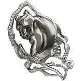 Женское серебряное кольцо с куб. циркониями, 1619575
