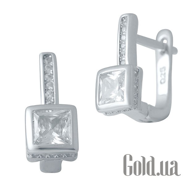

Серьги Fresh Jewelry, Серебряные серьги с куб. циркониями