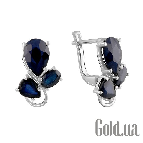 

Серьги Fresh Jewelry, Серебряные серьги с сапфирами