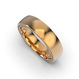 Золотое обручальное кольцо с бриллиантами, 1768823