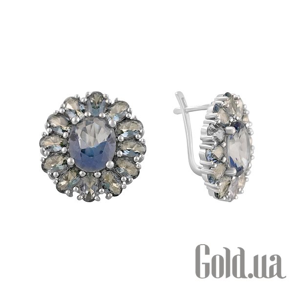 

Серьги Fresh Jewelry, Серебряные серьги с топазами