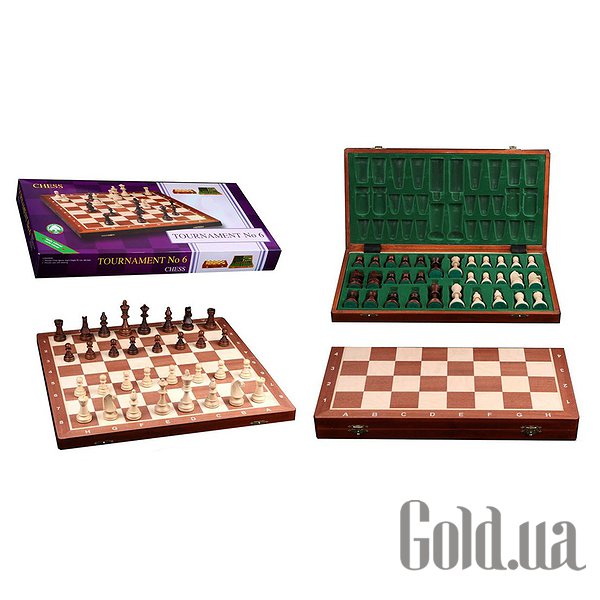 Купити Wegiel Шахи турнірні N6 махагон 2056