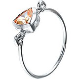 Женское серебряное кольцо с куб. цирконием, 1609848