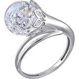 Женское серебряное кольцо с куб. цирконием, 1619576