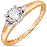 Золотое кольцо с бриллиантами, 1639800
