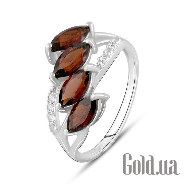 

Женские кольца Fresh Jewelry, Женское серебряное кольцо с гранатами и топазами, 19