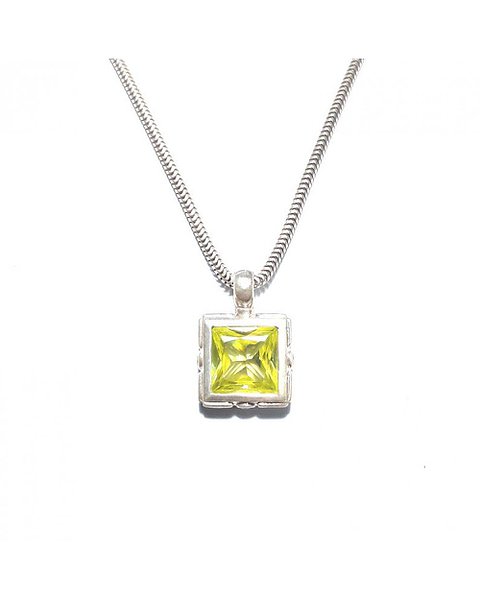 Thomas Sabo Срібний кулон із ланцюжком з куб. цирконіями KE598-1-383
