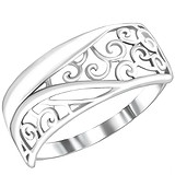 Rich line Женское серебряное кольцо, 1513081