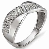 Женское золотое кольцо с бриллиантами, 1554553