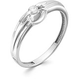 Золотое кольцо с бриллиантом, 1604217