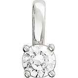 Золотий кулон з куб. цирконієм і кристалами Swarovski, 1652601
