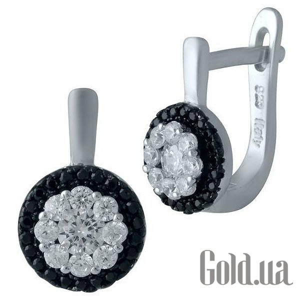 

Серьги Fresh Jewelry, Серебряные серьги с куб. циркониями