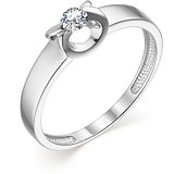 Золотое кольцо с бриллиантом, 1703801