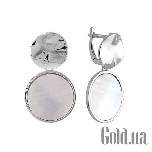 

Серьги с подвесками Fresh Jewelry, Серебряные серьги с перламутром