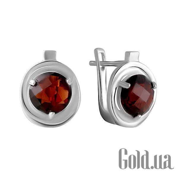 

Серьги Fresh Jewelry, Серебряные серьги с гранатами