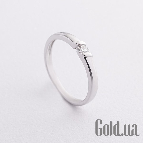 

Обручальное кольцо Украина, Золотое обручальное кольцо с бриллиантом, 17.5