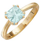 Женское золотое кольцо с топазом, 1605242