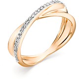 Женское золотое кольцо с бриллиантами, 1606266