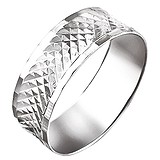 Серебряное обручальное кольцо, 1612922