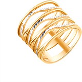 Женское серебряное кольцо в позолоте, 1614458