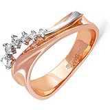 Kabarovsky Женское золотое кольцо с бриллиантами, 1647482