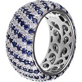Женское серебряное кольцо с куб. циркониями, 1670266