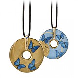Goebel Кулон на шнурку з кристалом Swarovski в позолоті, 1745274
