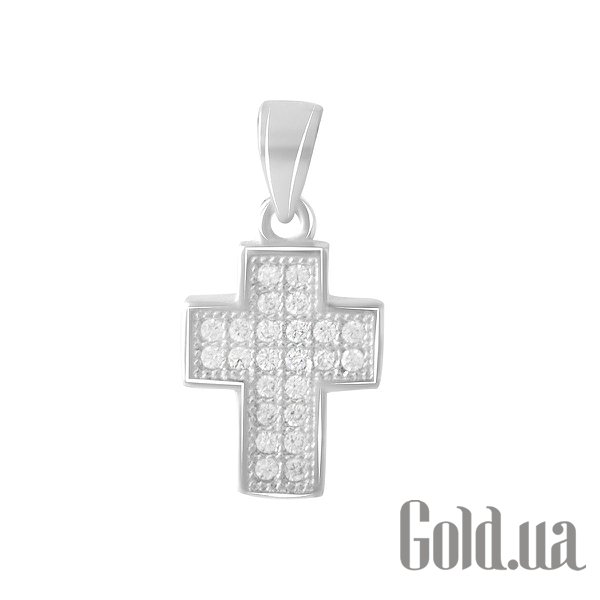 

Кулон-крестик Fresh Jewelry, Серебряный кулон с куб. циркониями