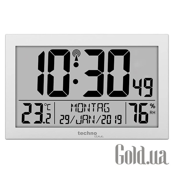 

Настенные часы Technoline, Часы Silver DAS301204