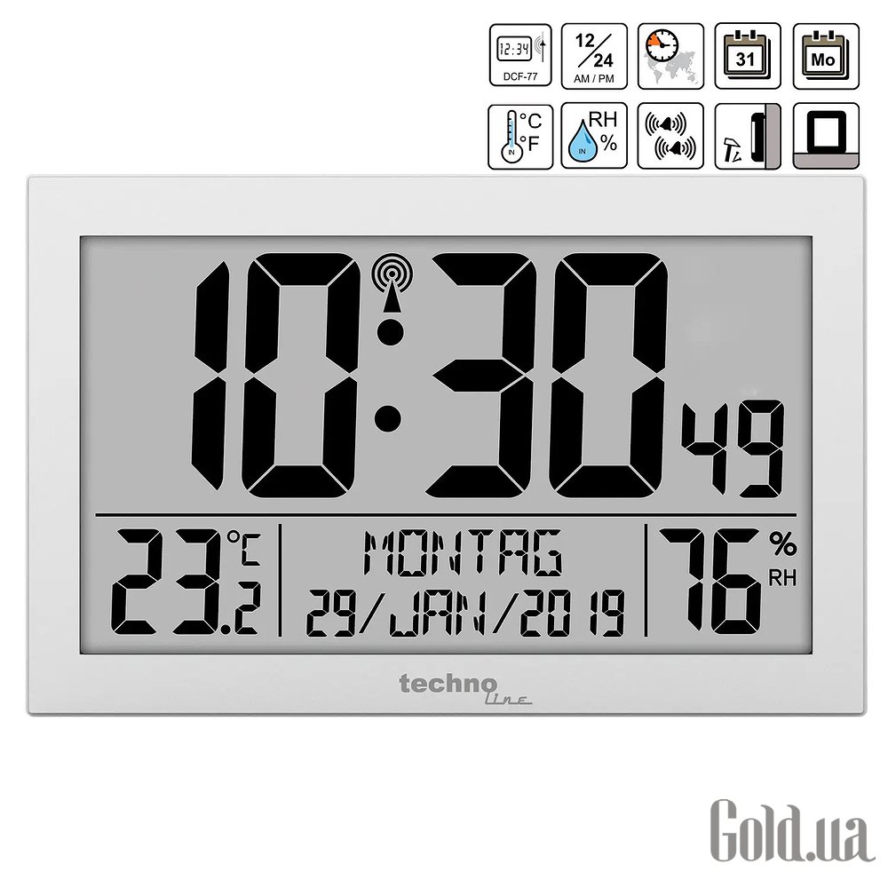 Technoline Годинники Silver DAS301204 DAS301204 – зображення 2
