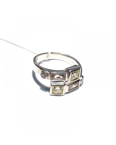 Thomas Sabo Женское серебряное кольцо с куб. циркониями TR1598-1-383